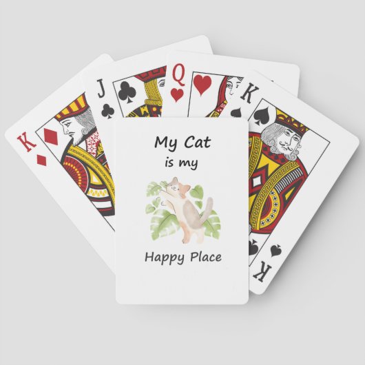 Jeu De Cartes Chat Whimsical (dos)