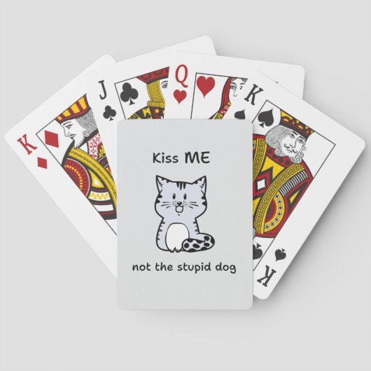 Jeu De Cartes Chat Whimsical (dos)