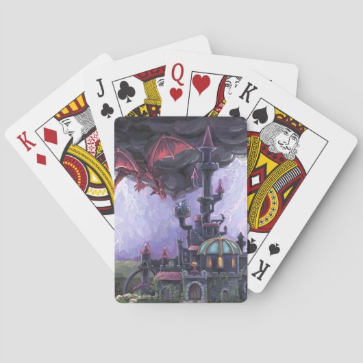 Jeu De Cartes Château de dragon (dos)