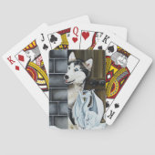 Jeu De Cartes Château Dragon Fantaisiste de l'Hiver avec Chien H (dos)