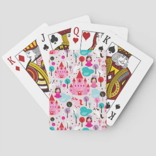 Jeu De Cartes château princesse enfant et licorne