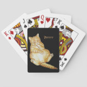 Jeu De Cartes chaton mignon couchage gingembre chaton design d'a (dos)