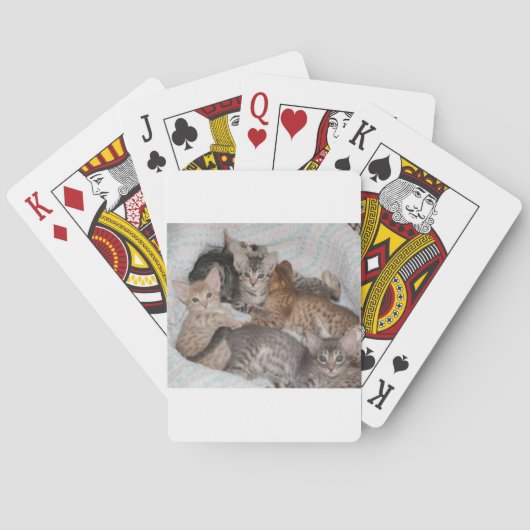 JEU DE CARTES CHATONS MIGNONS DANS UN PANIER (dos)