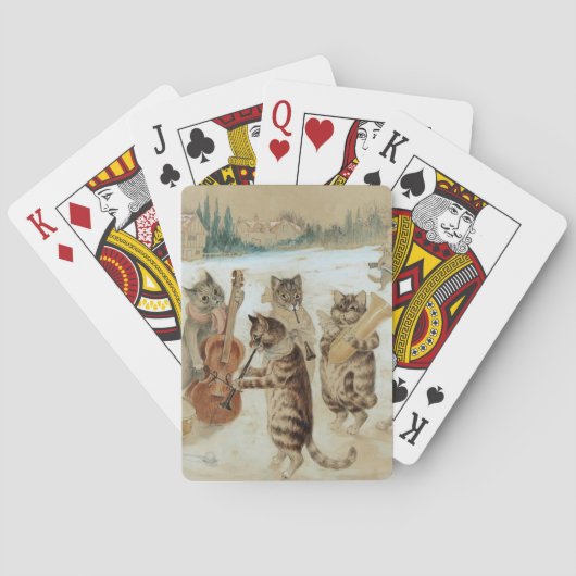 Jeu De Cartes Chats Carol Chant de Louis Wain (dos)