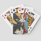 Jeu De Cartes Chats colorés (dos)
