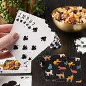 Jeu De Cartes Chats sur le noir (In Situ)