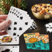 Jeu De Cartes Chatte de marche Joyeux soleil du matin (In Situ)