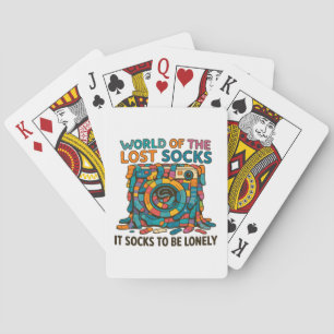 Jeu De Cartes Chaussettes Danoises Drôle Monde Manquant Mais Pas