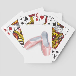 Jeu De Cartes Chaussures de ballet roses élégantes pour filles,