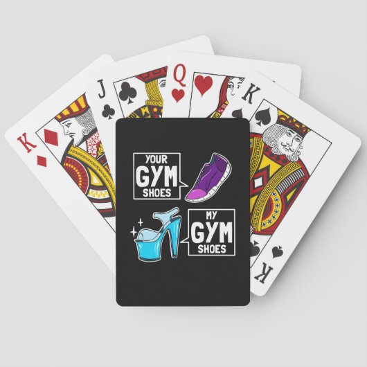 Jeu De Cartes Chaussures de gym Ballet Dancer (dos)