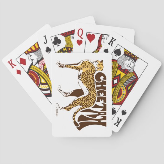 Jeu De Cartes Cheetah (dos)