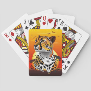 Jeu De Cartes Cheetah African Feline Wild Animal