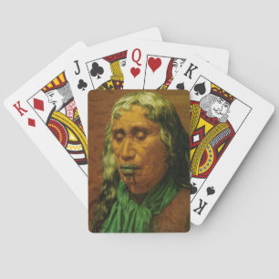 Jeu De Cartes Chef maori NZ Chieftainess Art