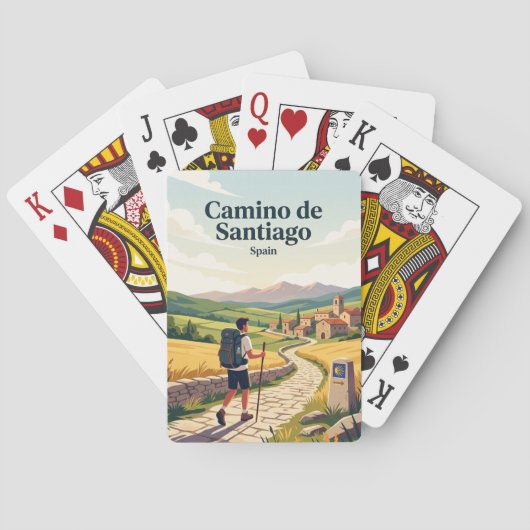 Jeu De Cartes Chemin de Saint-Jacques Espagne (dos)