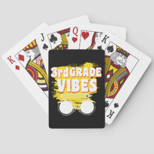 Jeu De Cartes Chemise de retour à l'école 3e année Vibes Enfant 