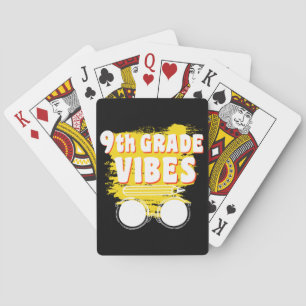 Jeu De Cartes Chemise Retour à l'école 9e année Vibes Enfant Pre