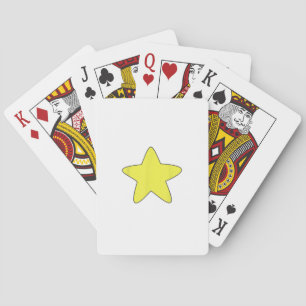Jeu De Cartes Chemise ventre étoilé jaune vif, or délavé St