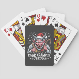 Jeu De Cartes Cher Krampus, je peux expliquer Noël Santa