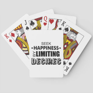 Jeu De Cartes Chercher Le Bonheur En Limitant Les Désirs