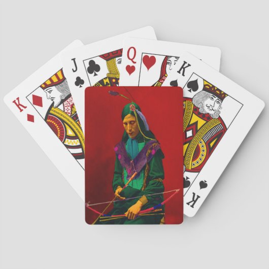 Jeu De Cartes Cherokee Indian Pop Art (dos)