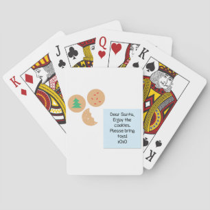 Jeu De Cartes Chers Cookies Père Noël, S'Il Vous Plaît Apportez