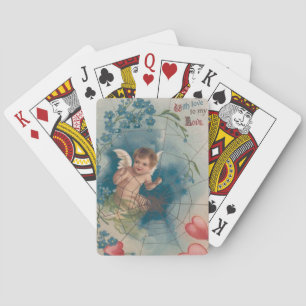 Jeu De Cartes Chérubin Cupid Toile d'araignée Ne m'oubliez pas C