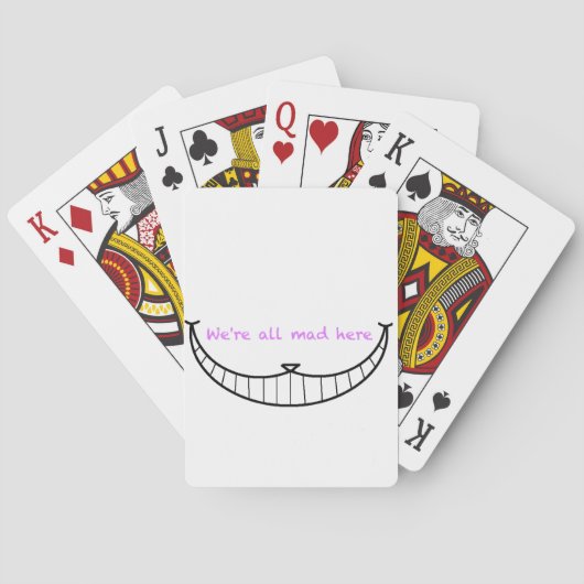 Jeu De Cartes Cheshire Chat Smile (dos)