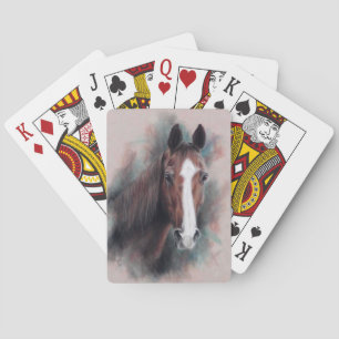 Jeu De Cartes Chestnut Quarter Cheval tête