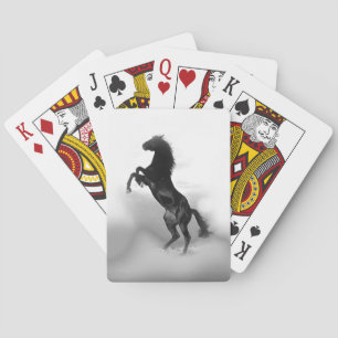 Jeu De Cartes Cheval blanc noir
