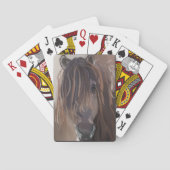 Jeu De Cartes Cheval Brown aux cheveux durs (dos)