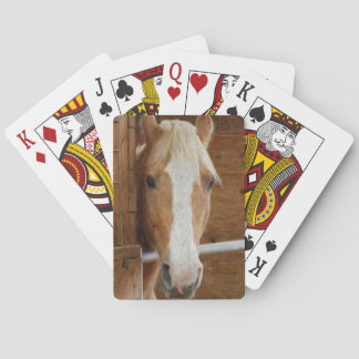 Jeu De Cartes cheval de châtaigne