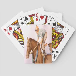 Jeu De Cartes Cheval de course et Jockey