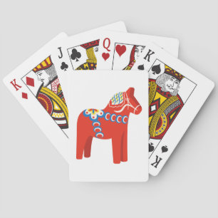Jeu De Cartes Cheval de Dala suédois