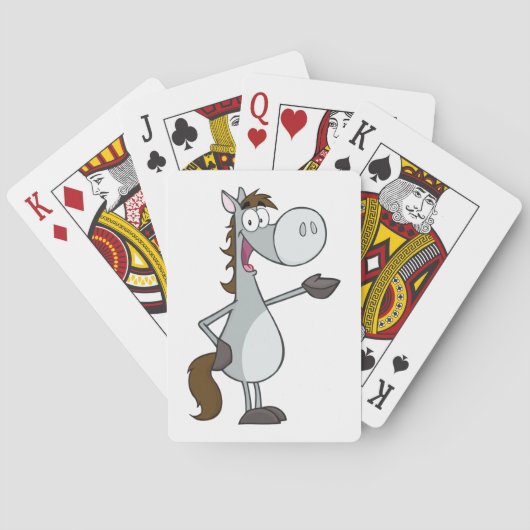 Jeu De Cartes Cheval de dessin (dos)