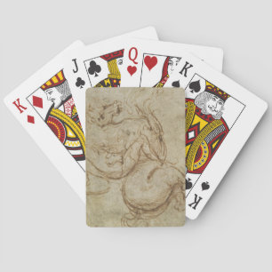 Jeu De Cartes Cheval et Cavalier (stylo et encre sur papier)