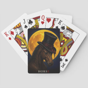 Jeu De Cartes Cheval Haut-de-Forme Gothique Surréaliste