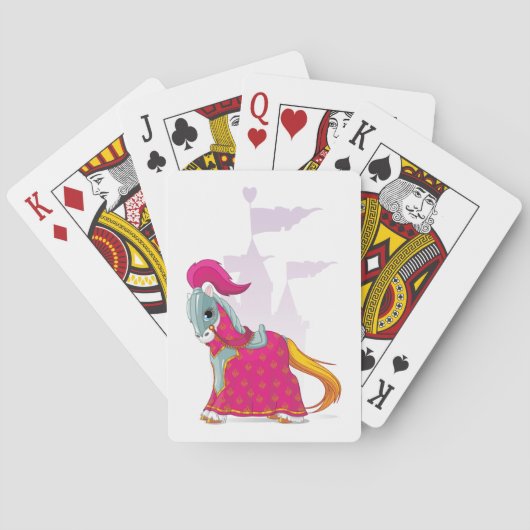 Jeu De Cartes Cheval médiéval (dos)