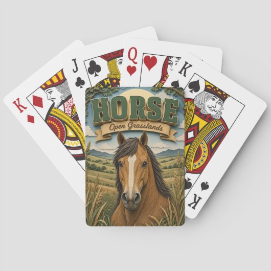 Jeu De Cartes Cheval Open Grasslands POPCUT (dos)