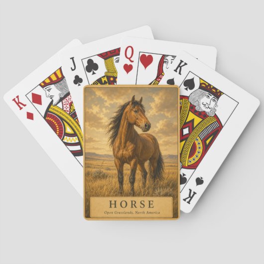 Jeu De Cartes Cheval Open Grasslands VINTAGE (dos)