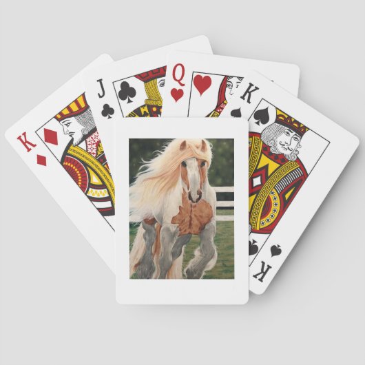 Jeu De Cartes "Cheval sauvage" Jouer des cartes (dos)