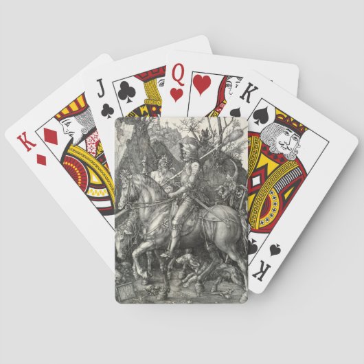 Jeu De Cartes Chevalier, mort et diable (Durer 1513) (dos)