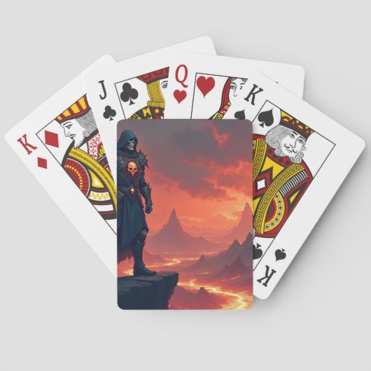 Jeu De Cartes Chevalier noir de la flamme (dos)