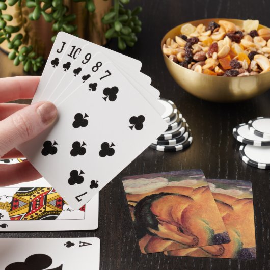 Jeu De Cartes Chevaux Bruns (In Situ)