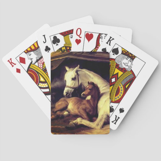 Jeu De Cartes Chevaux d'atterrisseur (dos)