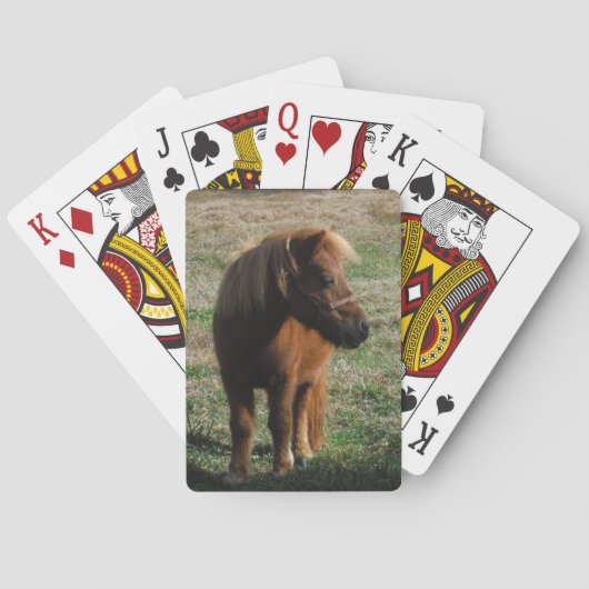 Jeu De Cartes Chevaux miniatures Brown (dos)