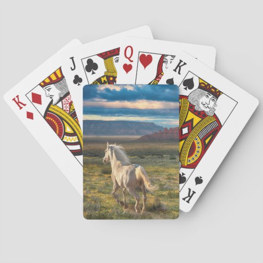 Jeu De Cartes CHEVAUX SAUVAGES "Vivants à courir" (dos)
