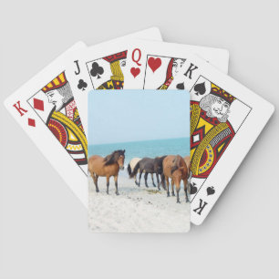 Jeu De Cartes Chevaux sur Assateague National Seashore