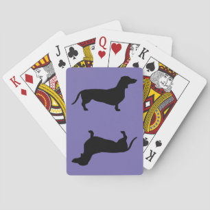 Jeu De Cartes Cheveux courts Dachshund - Silhouette 1