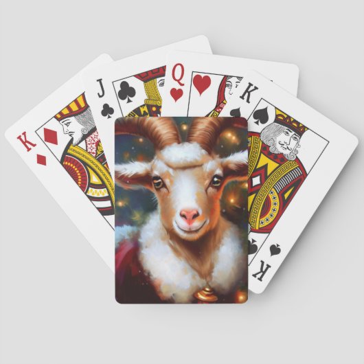 Jeu De Cartes Chèvre de Noël (4) (dos)