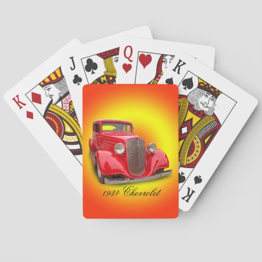 JEU DE CARTES CHEVROLET 1935 (dos)